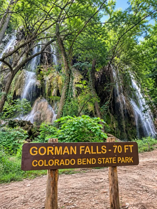Gorman Falls at Colorado Bend State Park
