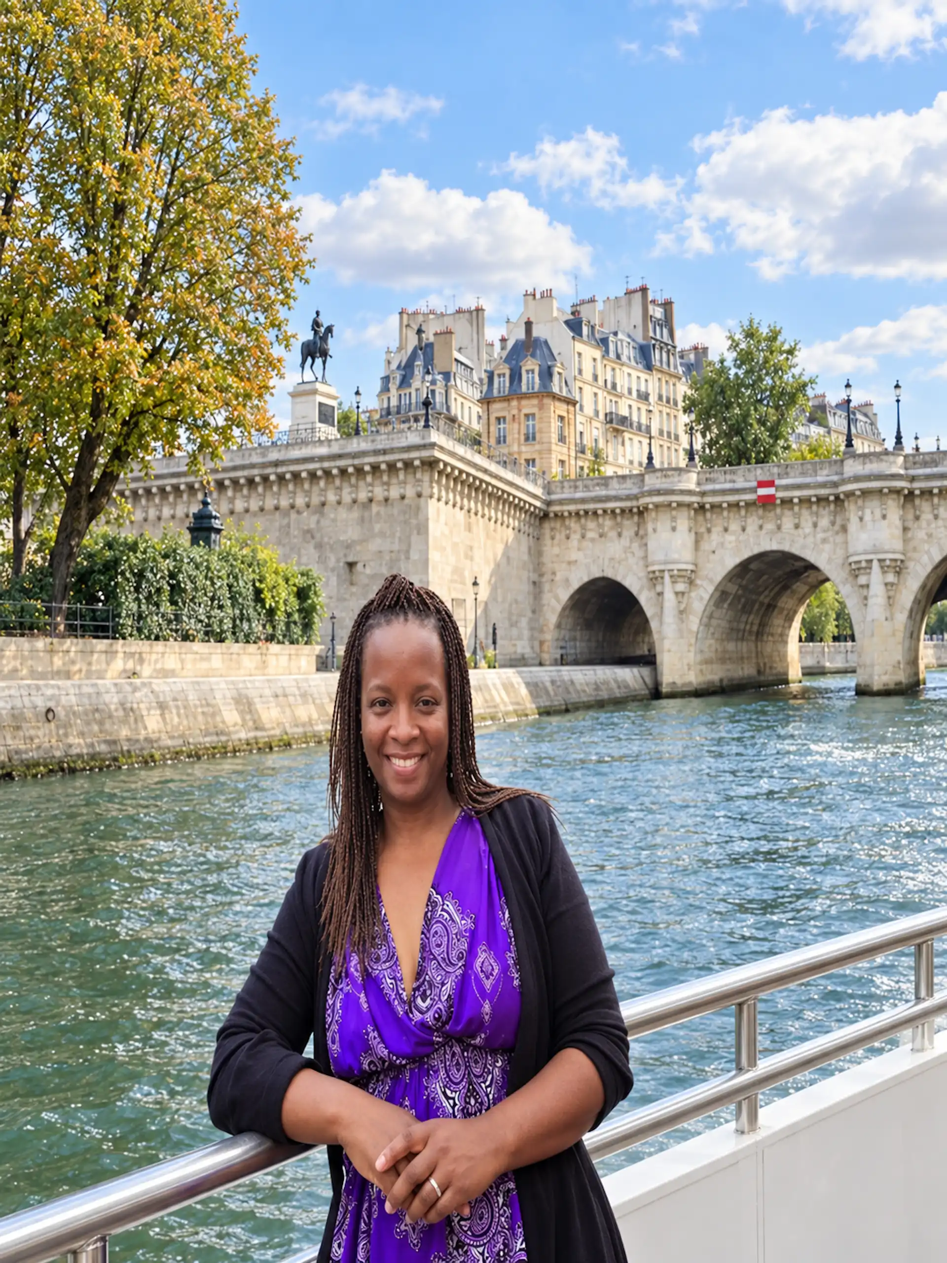 Stacey, bateaux mouche , Seine, Paris