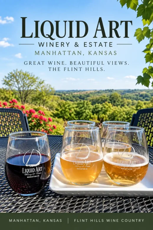 Liquid Art Winery in the Flint Hills