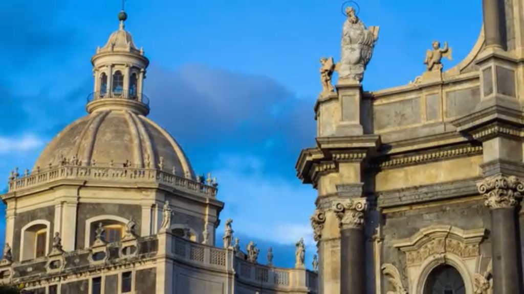 church dome in catania italy