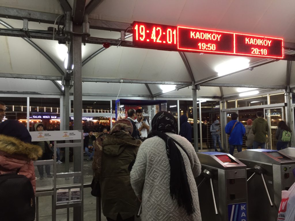 Turkish Airlines, a Long Layover and a Free City Tour of Istanbul Kadikoy ferry
