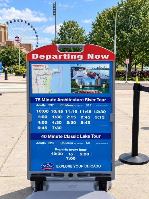 Chicago, Shoreline Sightseeing at Navy Pier