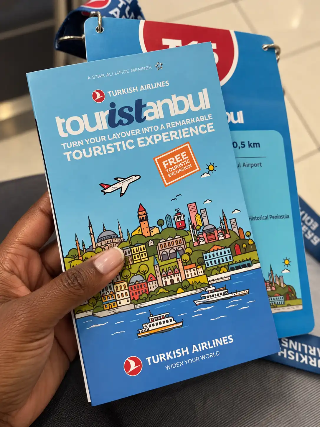 Touristanbul Brochure in Hand