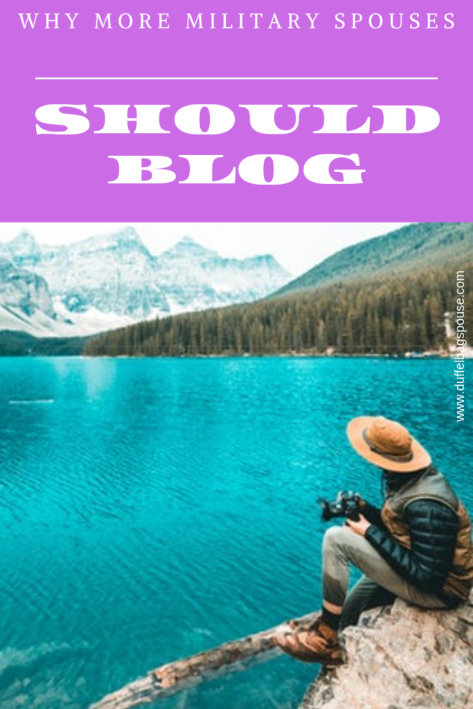 why more military spouses should blog