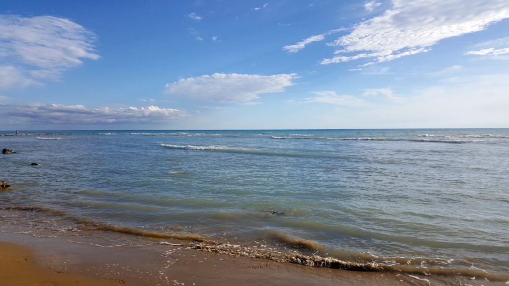 beach at sala dei turchi in Sicily