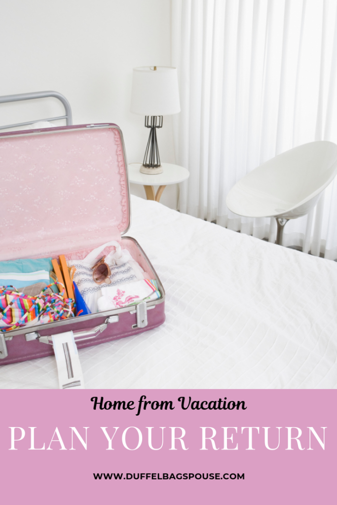 plan ur vacation to come back home