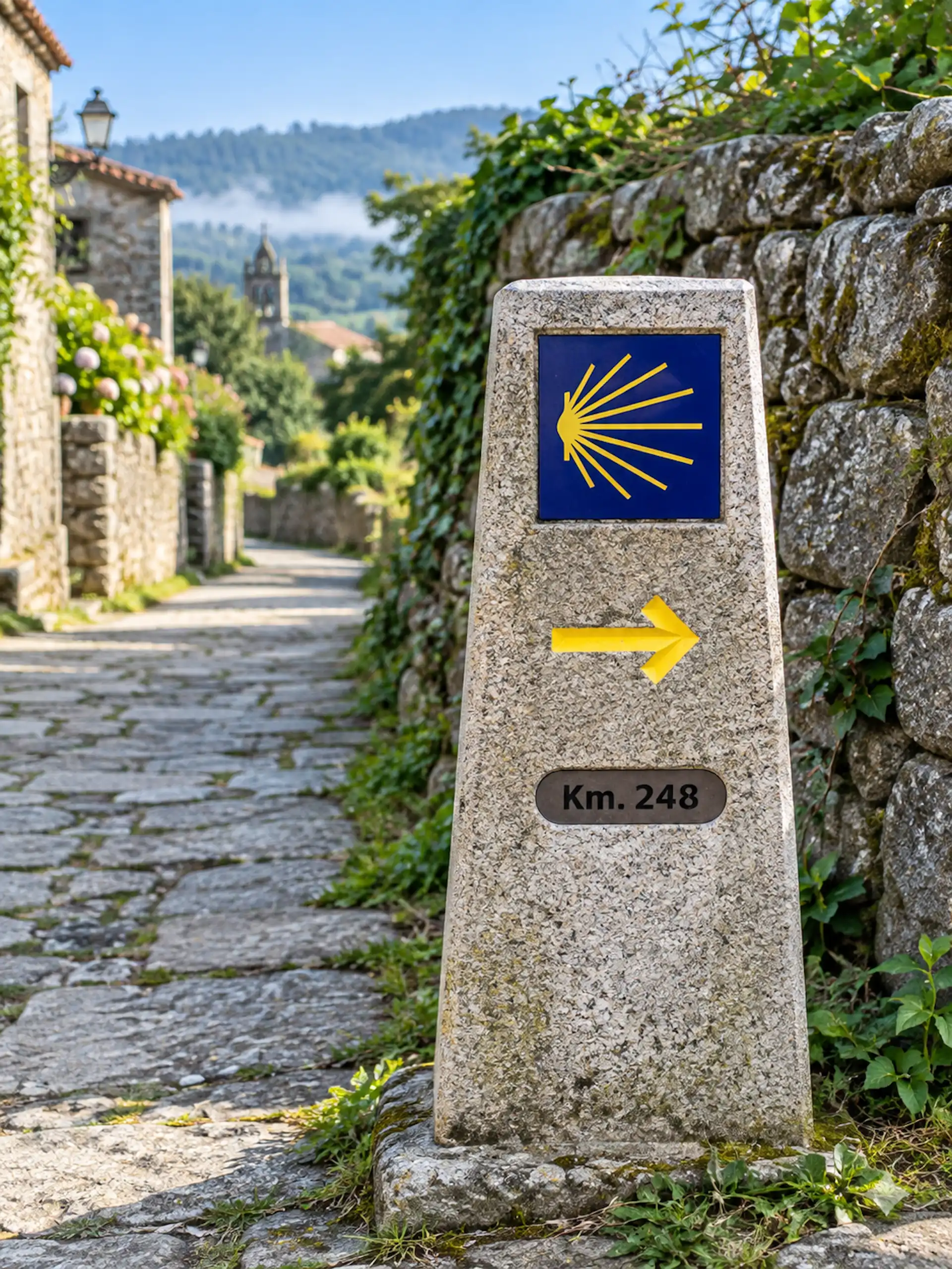 Galician Camino Waymarker