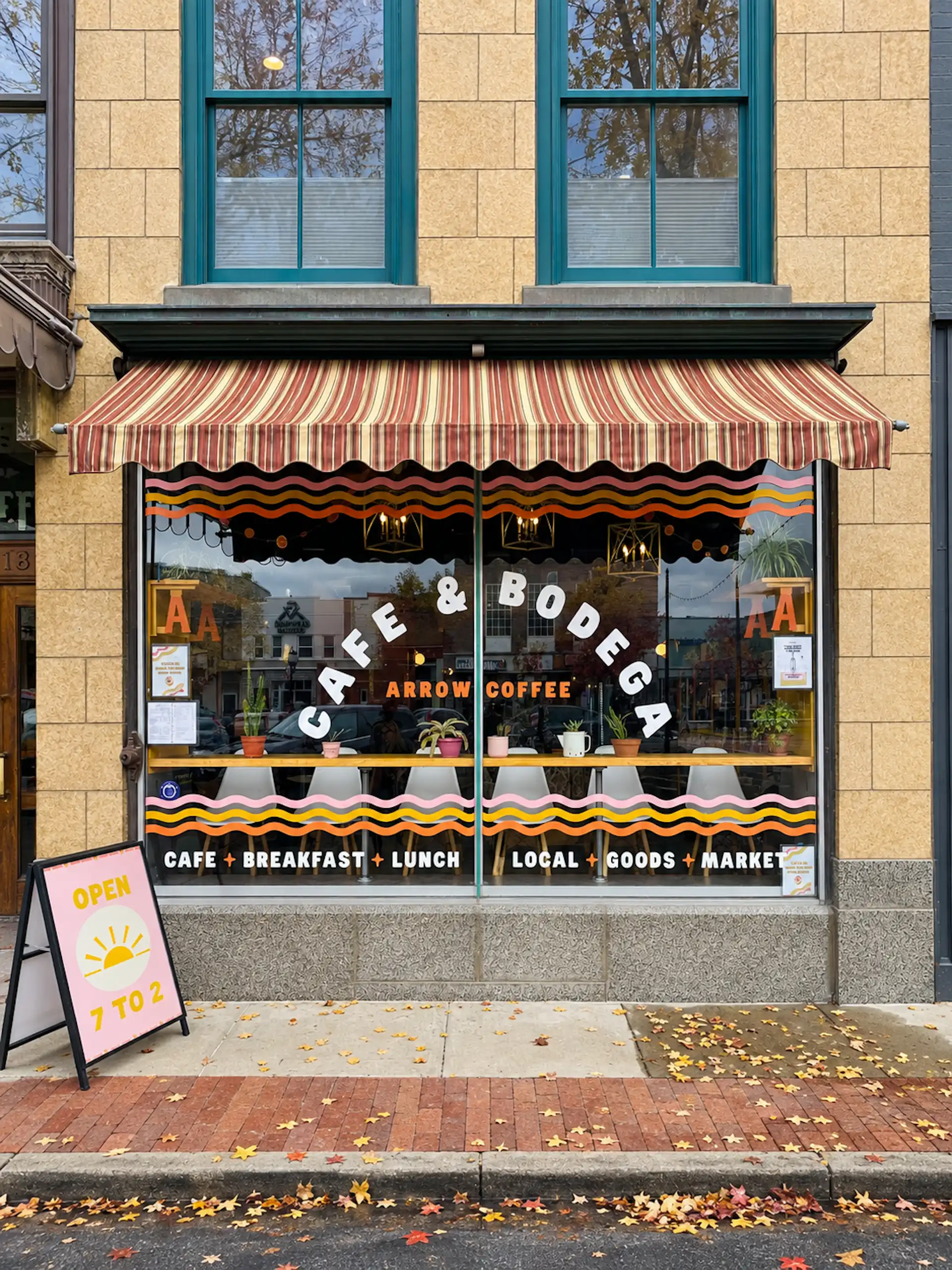 Arrow Coffee storefront, Manhattan, KS