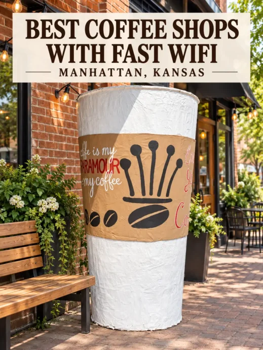 Manhattan, Kansas coffee shops with fast WiFi