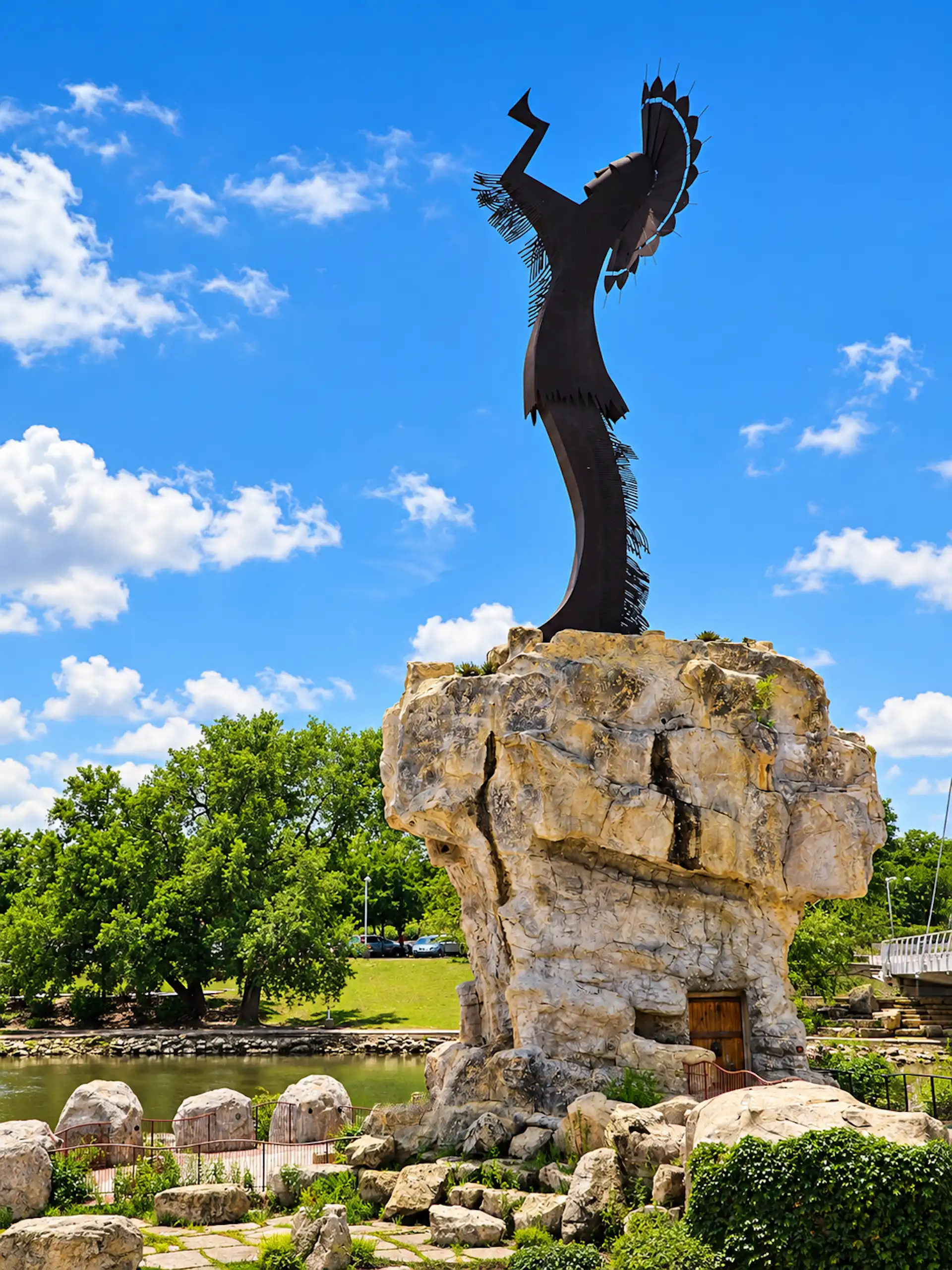 Wichita, Riverside Native American Sky Sculpture