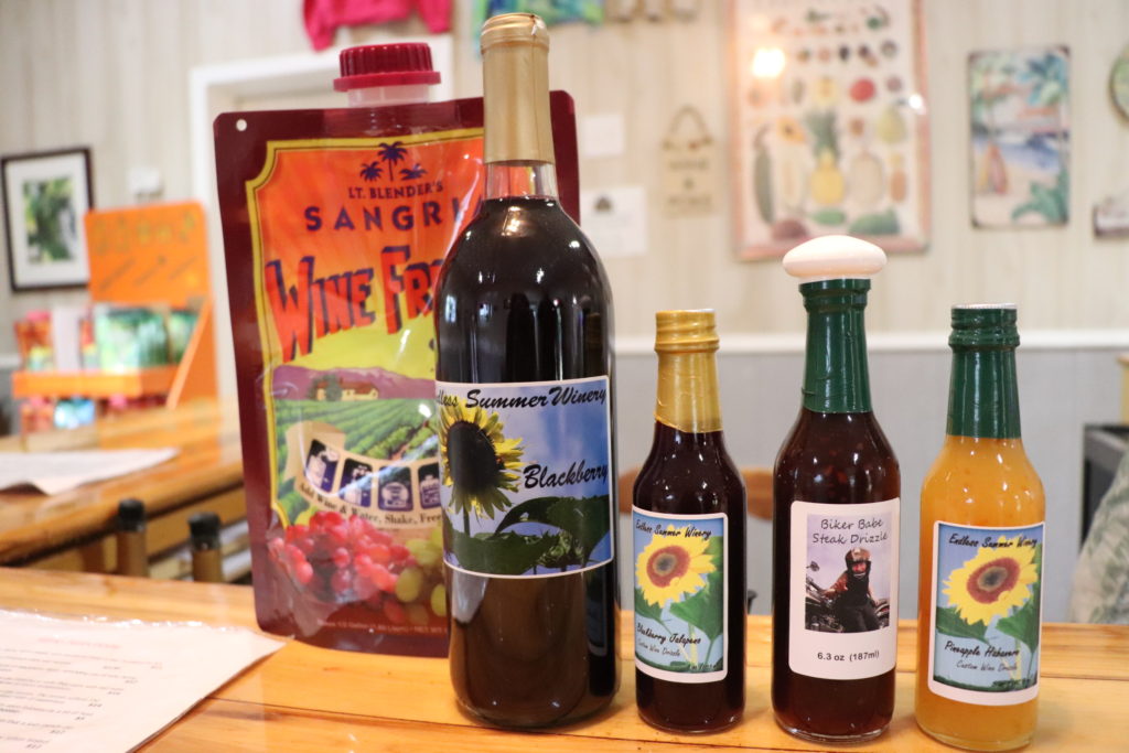 Summer Winery sauces and sangria
