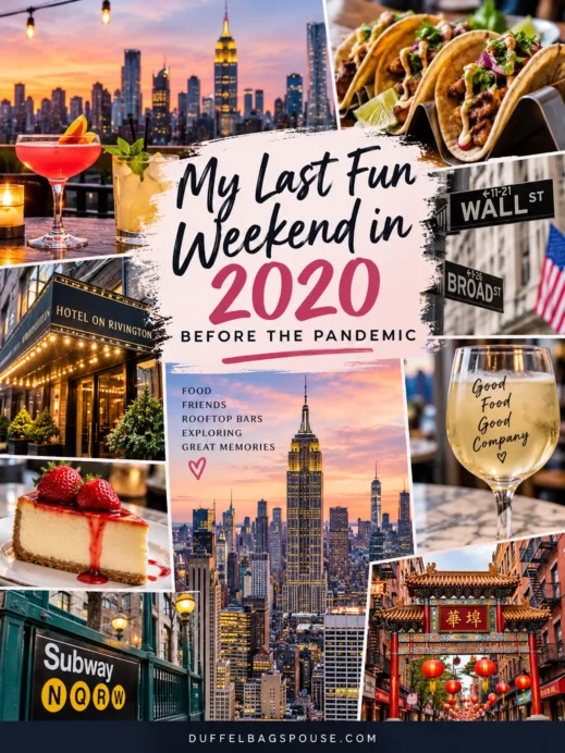 New York Weekend Memories Collage