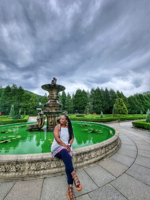 Paju Byukchoji Gardens fountain