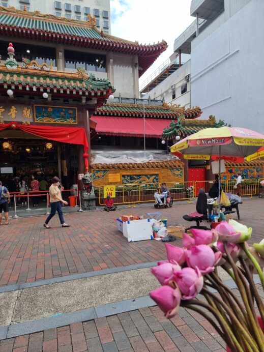 Indian temple melting pot diversity in Singapore