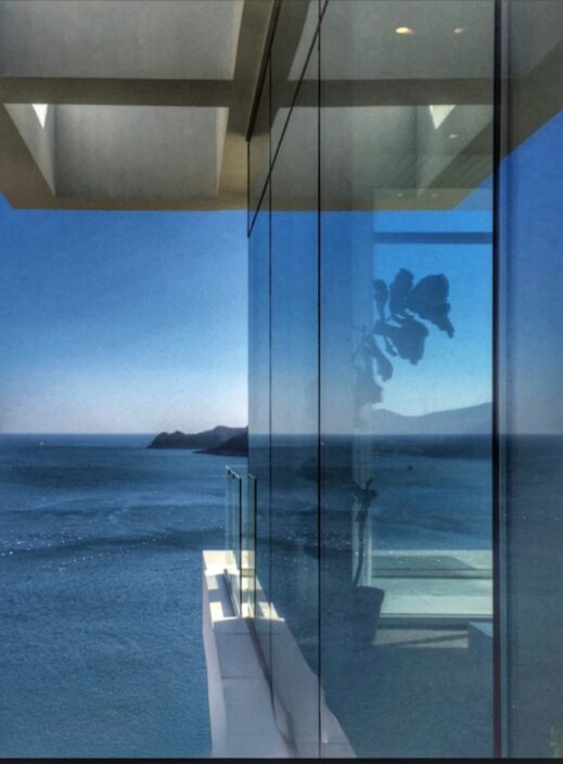 Blue ocean view at Cafe Moi Fin Yeosu Cafe