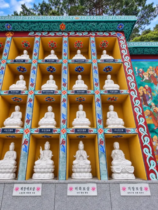 Bright VirtueTemple Buddha Niche Wall