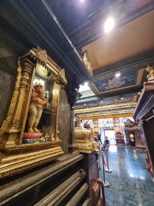Inside the Sri Krishna Temple