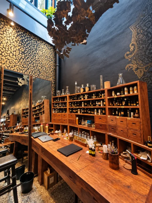 Sifr Aromatics, desk, Arab Street, Singapore