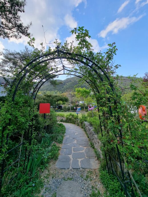 Dongye Art Museum Cafe garden arc