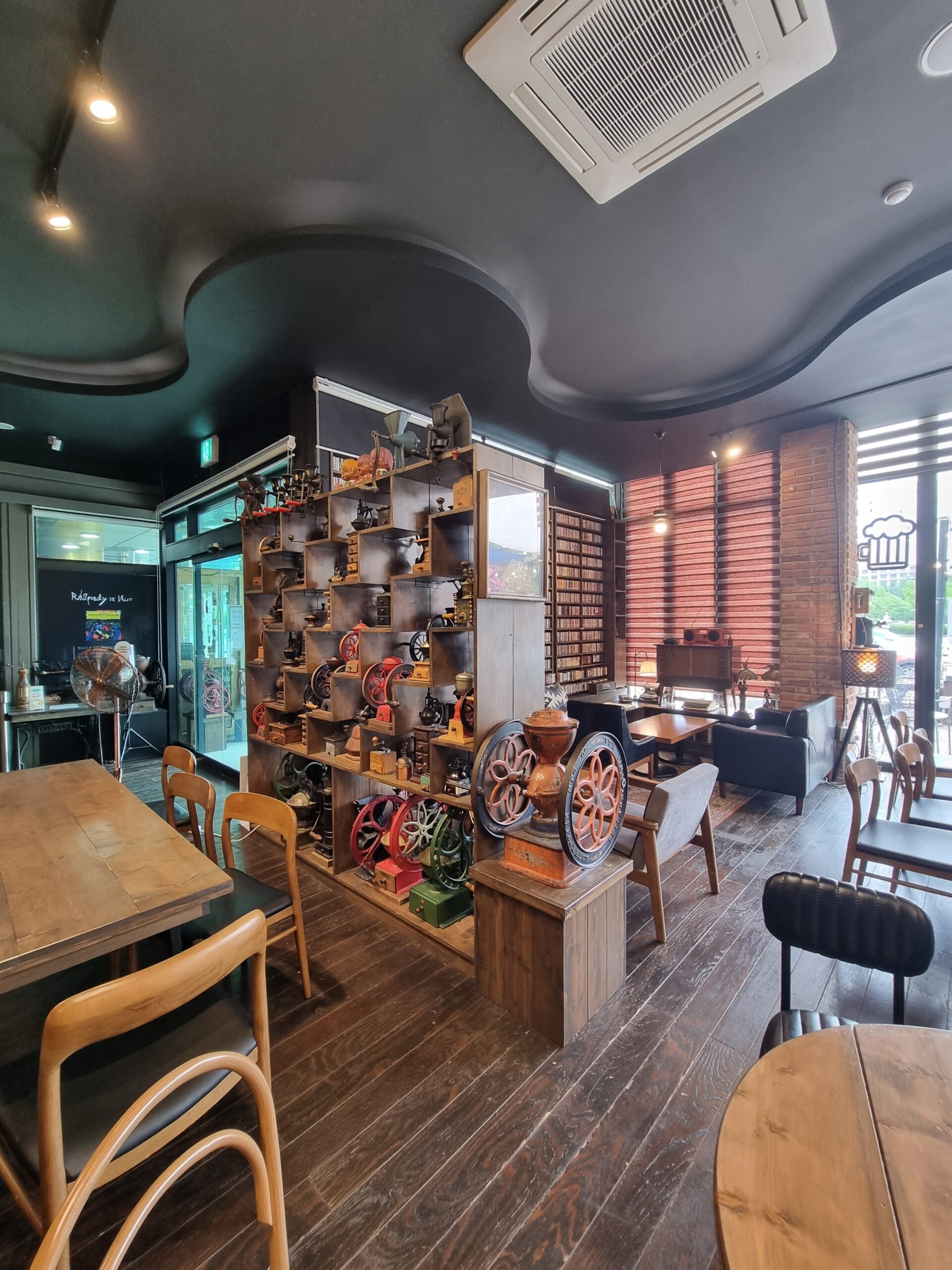 Inside Rhapsody in Blue Cafe hopping in Gyeongju