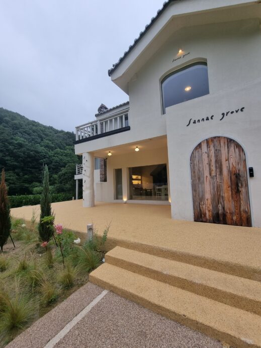 Front door Sannae Grove Cafe Cafe hopping in Gyeongju