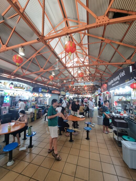 Anthony's Hainanese chicken and rice at Maxwell Hawker center