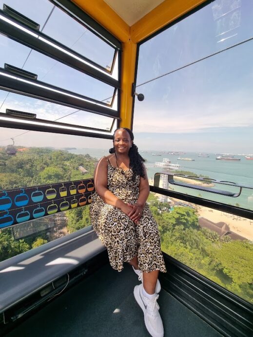 Stacey Cable Car Sentosa Island Singapore