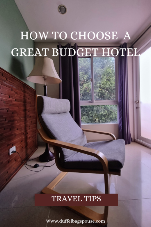 Criteria for choosing a good budget hotel 
