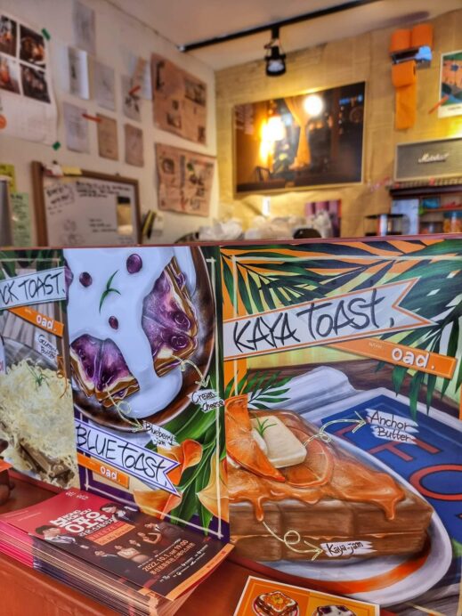 Daegu Cafe Tour OAD Cafe kaya toast