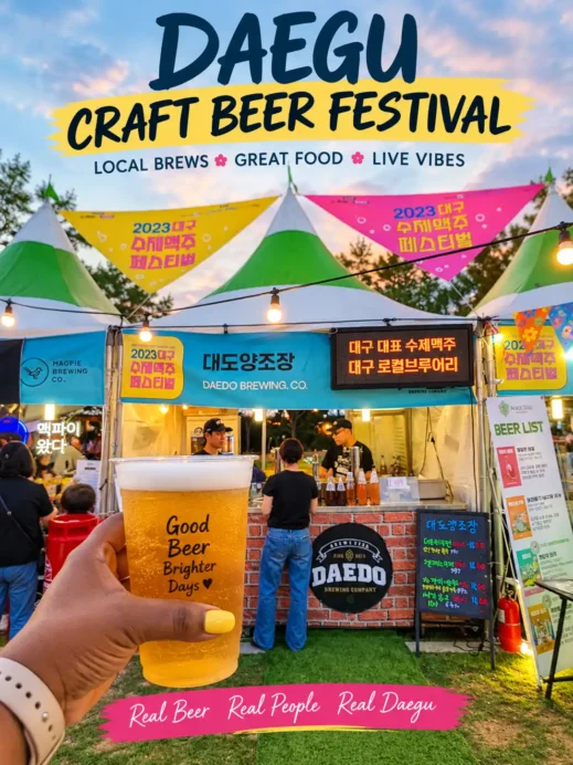 Daegu Craft Beer Festival at Dusk