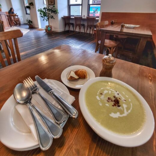 soup with croutons