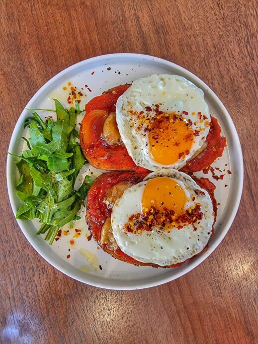 Daegu Bruch Cafes - Loewe Flores eggs