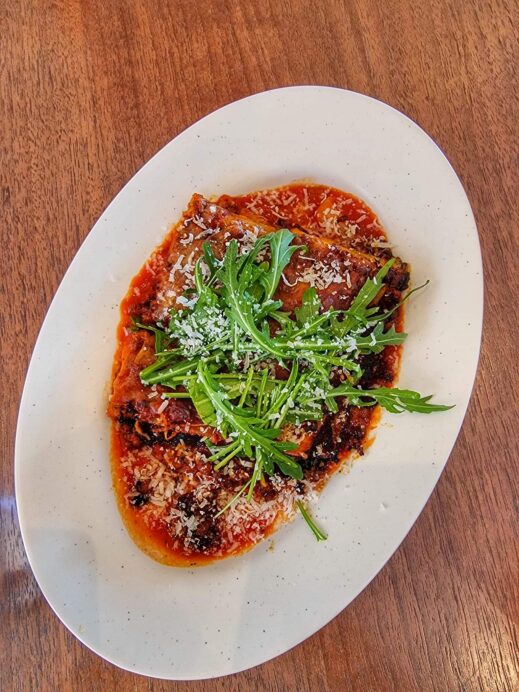 Daegu Bruch Cafes - Loewe Flores eggplant lasagne