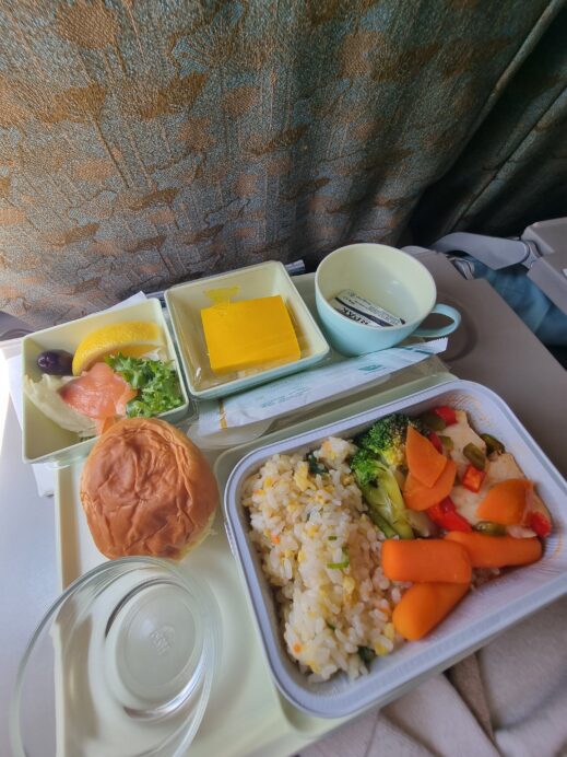 Vietnam Airlines flight 1st dinner
