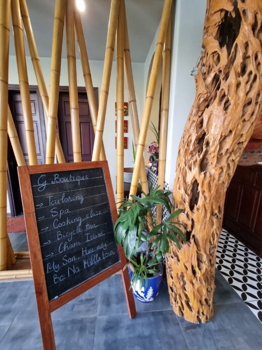 Hoi An activity board
