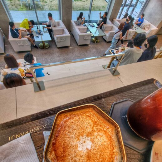 cafe view from auditorium seating
