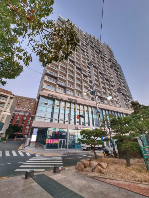 Songdo Beach Hotel front facade