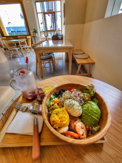 Pohang Cafe Hello Winter Cafe salad