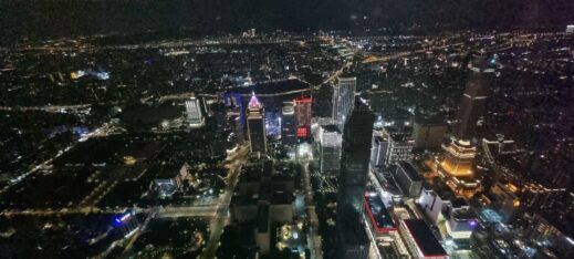 night view from Taipei 101