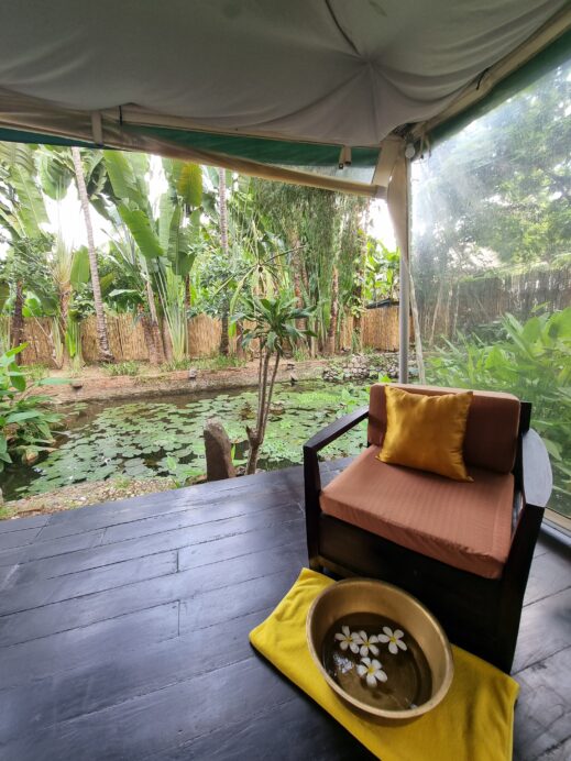 frangipani at the spa