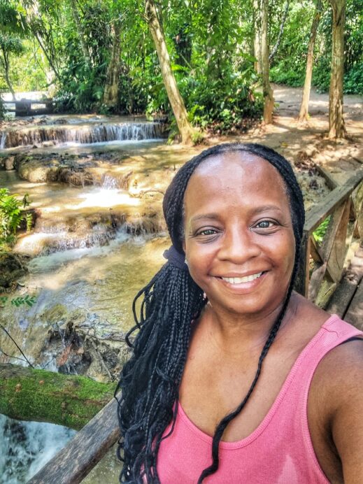 Mw at Luang Prabang Laos Kuang Si waterfall