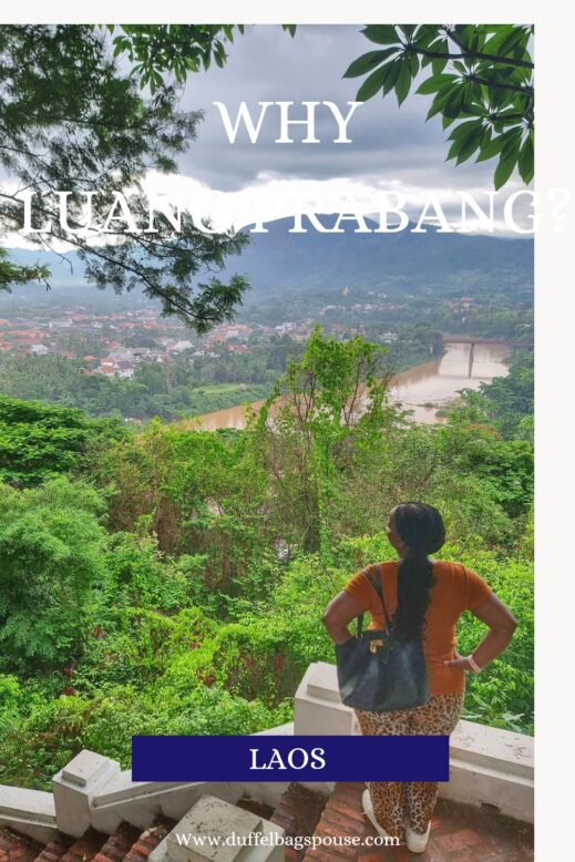 Luang Prabang Laos Phousi Hill view
