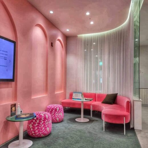 Bl Dermatology pink chairs