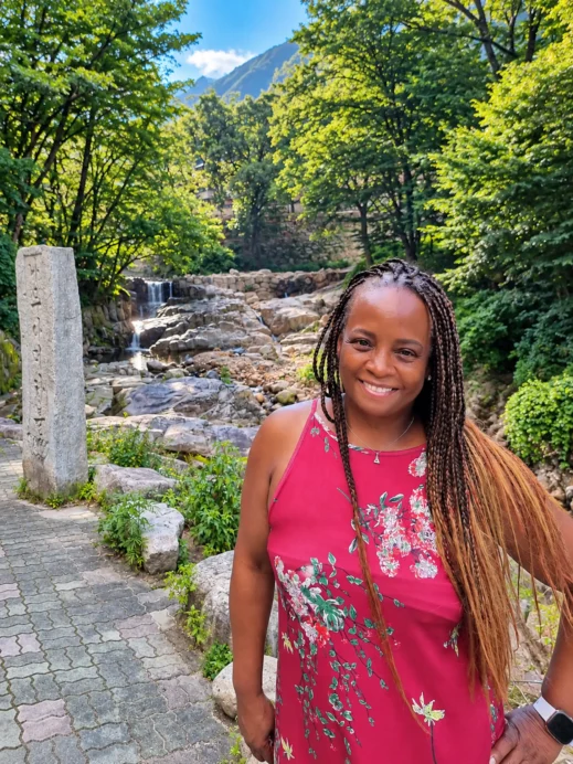Seoknamsa Temple in Ulsan, Waterfall