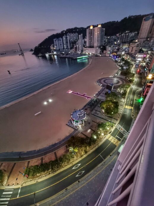Songdo Beach in Busan South Korea