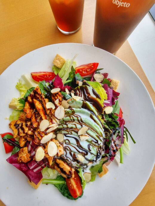 Cheongdon Objeto Cafe Grilled Chicken Salad