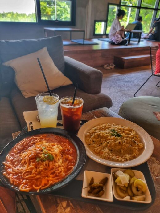 CG Bon Brunch cafe pasta and rice