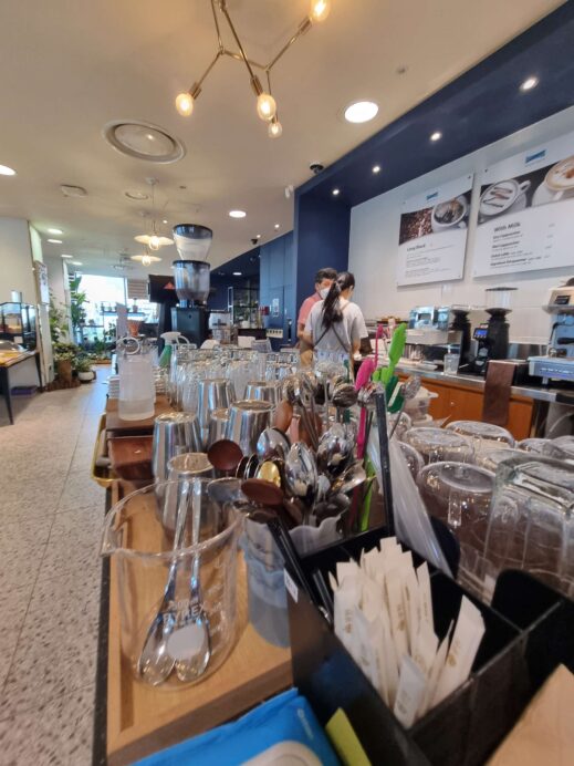 Cafe counter view