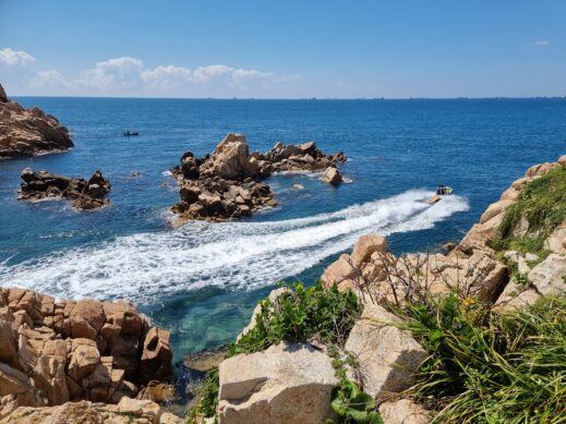 jetski trail in South Korea