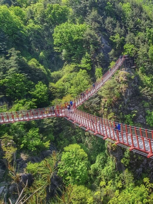 Geochang Udusan Suspension Bridge__ Y